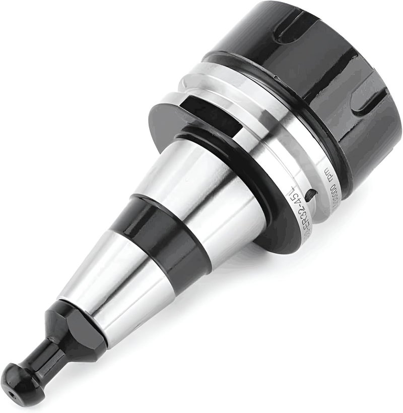 TUMAN Pro 5 قطع / مجموعة ISO30 ER32-45L كوليت توازن لآلة الخراطة G2.5 30000RPM حامل أدوات CNC من الفولاذ المقاوم للصدأ مع مسمار سحب لآلة الخراطة - Image 4